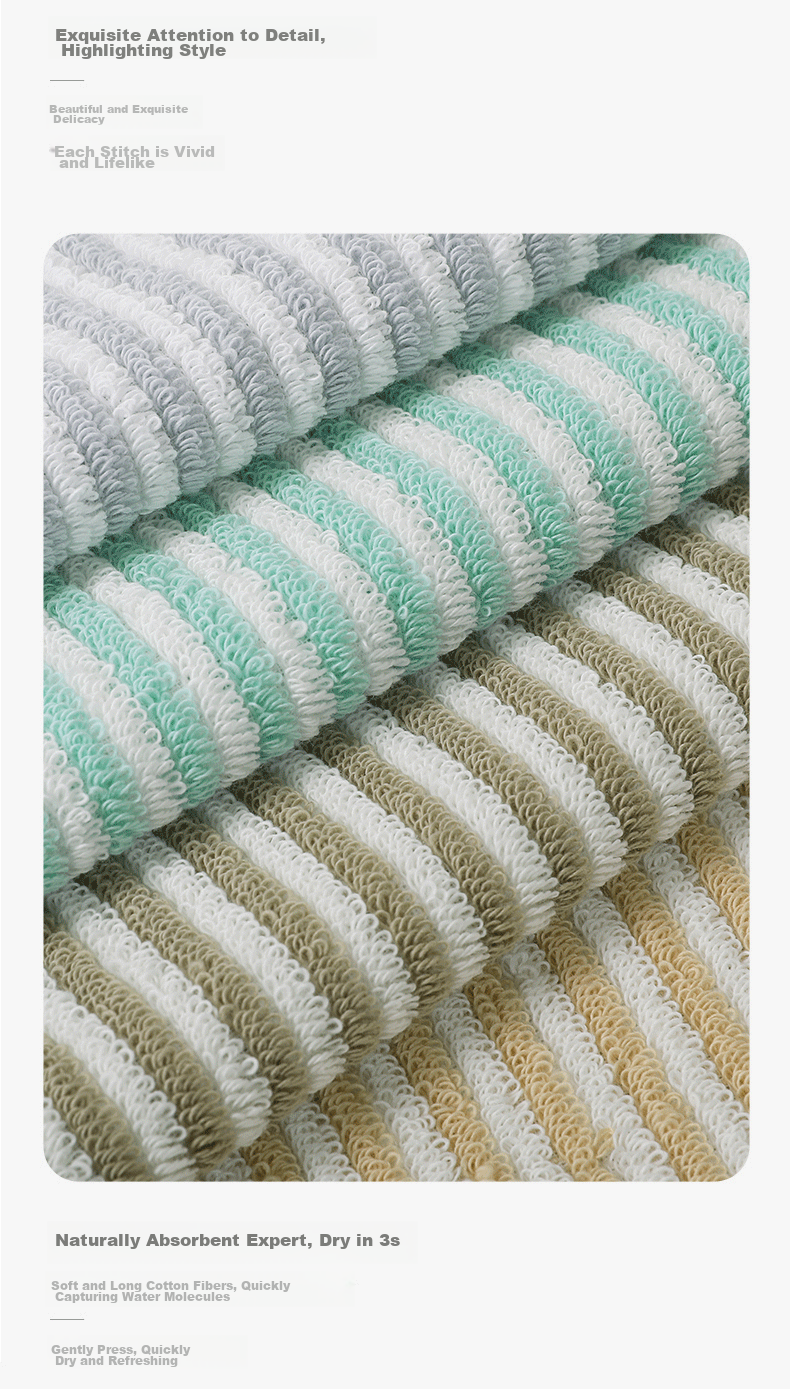 KING SHORE Towel, 100% Pure Cotton Face Towel, Absorbent Sports Face Cloth, Class A Towel, Bulk Pack of 8 Pieces 6