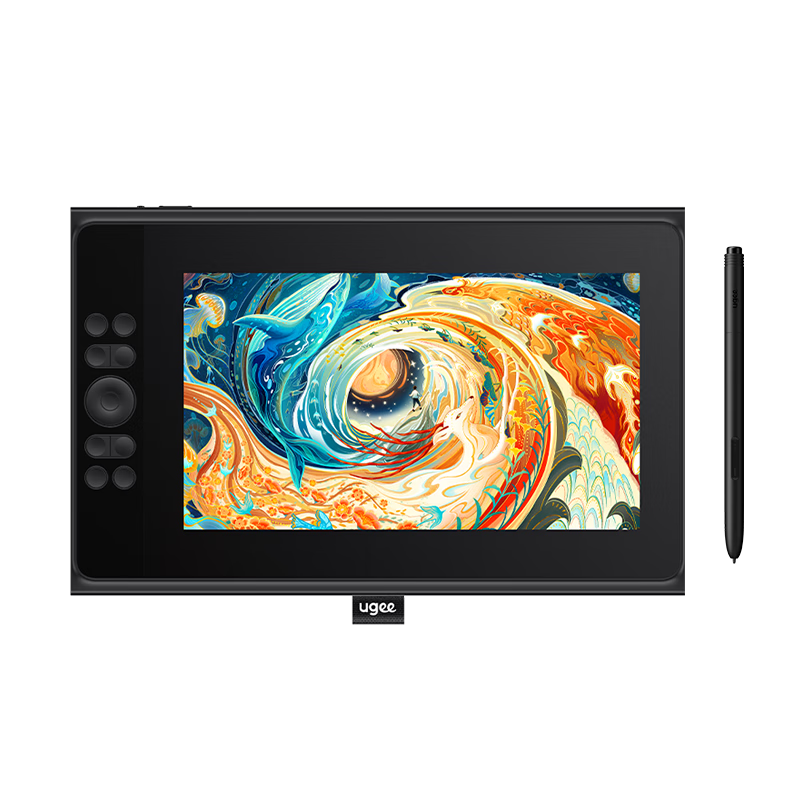 UGEE Digital Display, 16K-Level Pressure Sensitivity, Drawing Tablet, Computer Graphics Screen, Drawing And Writing Screen, Drawing Board, LCD Writing Display UE12plus 2025 Upgraded Versio
