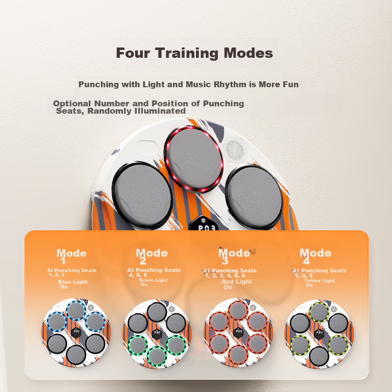 JD Jingzao Music Boxing Wall Target, Adult And Children Reaction Target, Electronic Smart Punching Practice, Fitness Training Equipment