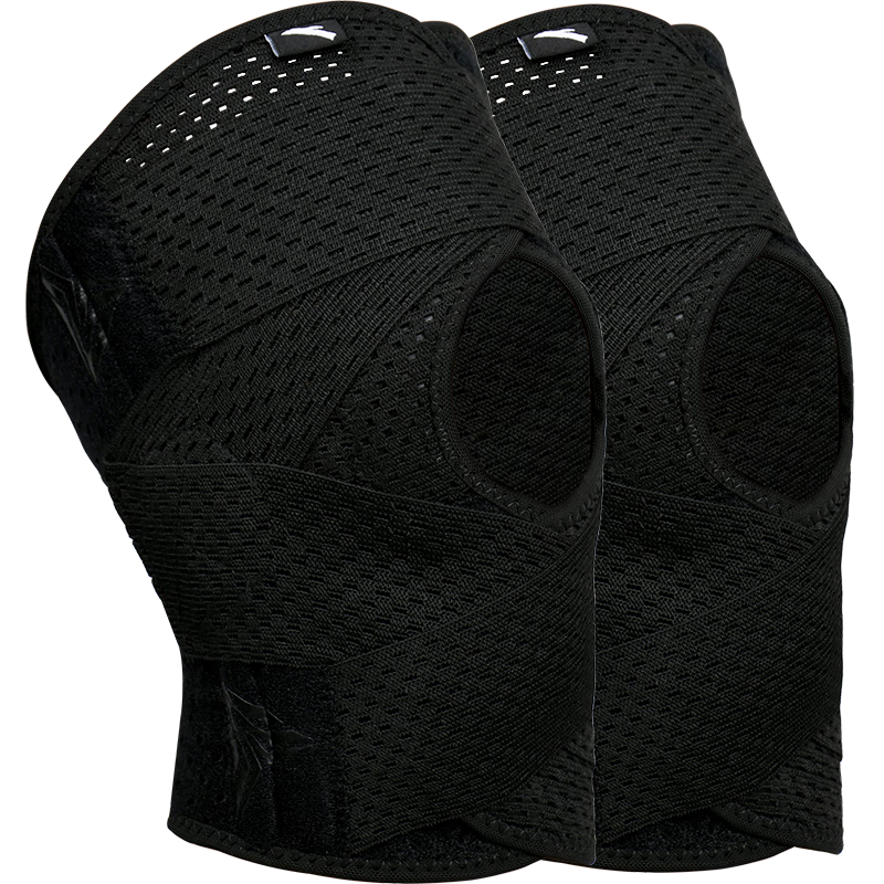 ANTA Professional Sports Knee Brace for Men and Women, Knee Support for Running, Badminton, Basketball, Mountaineering, Meniscus Injury, Size 2XL