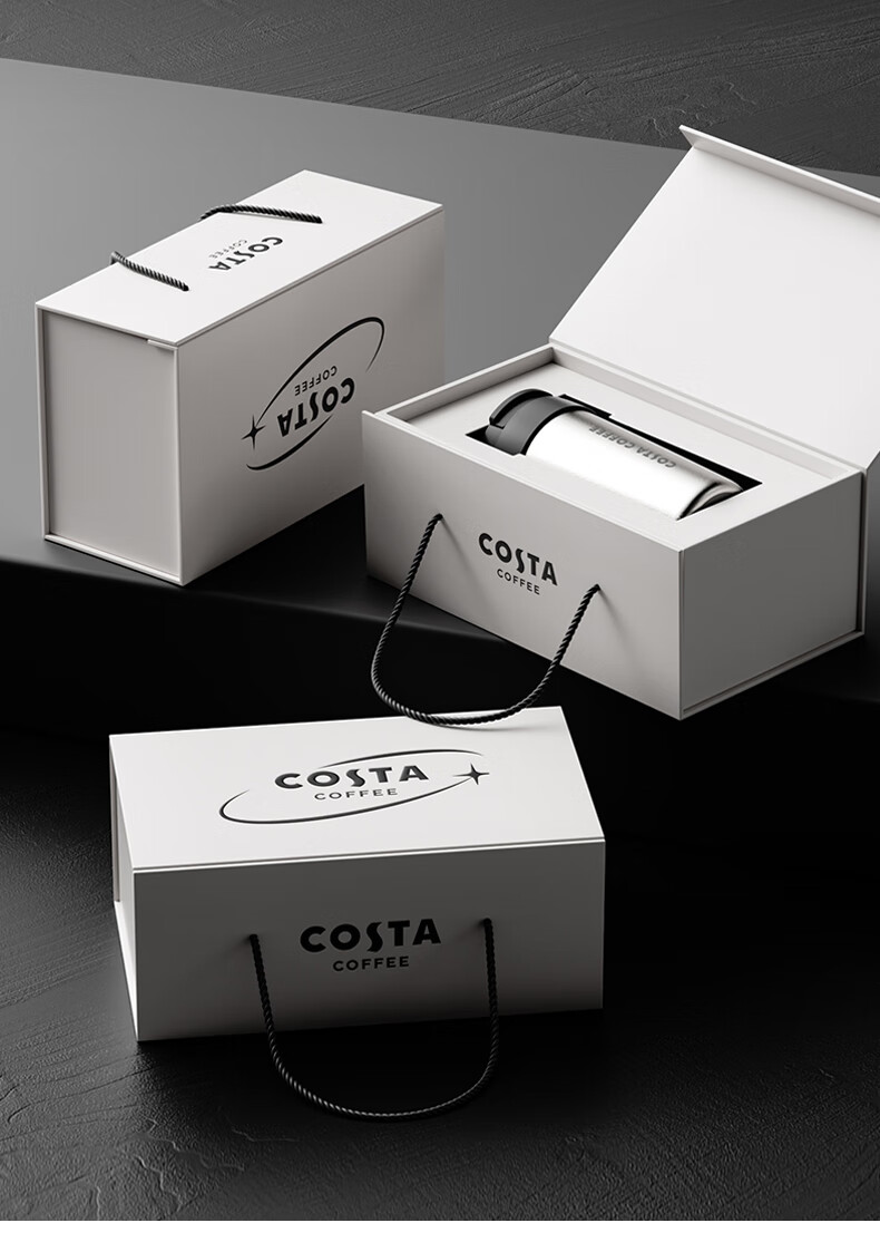 COSTA Pure Titanium 0 Coating Antibacterial Insulated Hot And Cold Coffee Water Cup for Men And Women, Portable Outdoor Car-Mounted High-End Gift Box Set 17