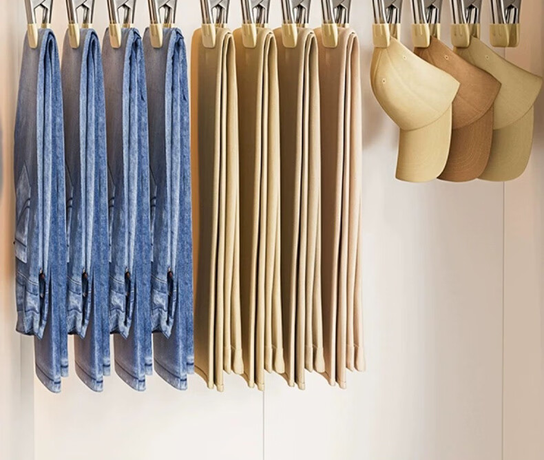 Siwangongli Pants Clip, Hanger, Non-Slip, Household Wardrobe Storage, Drying Hanger, Special Hook for Hanging Pants, Skirt Clip, Clothes Hanger 8