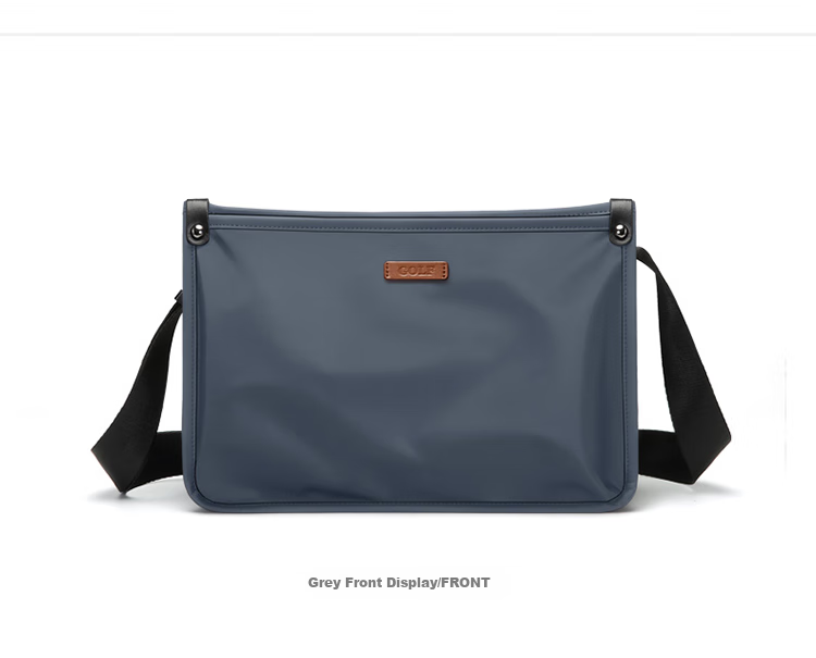 GOLF Shoulder Bag for Men, Large Capacity Crossbody Bag, Business Casual Water-Resistant Lightweight Phone Bag, Trendy IPad Messenger Bag, Fashionable Men's Satchel 5I797463J Black 22
