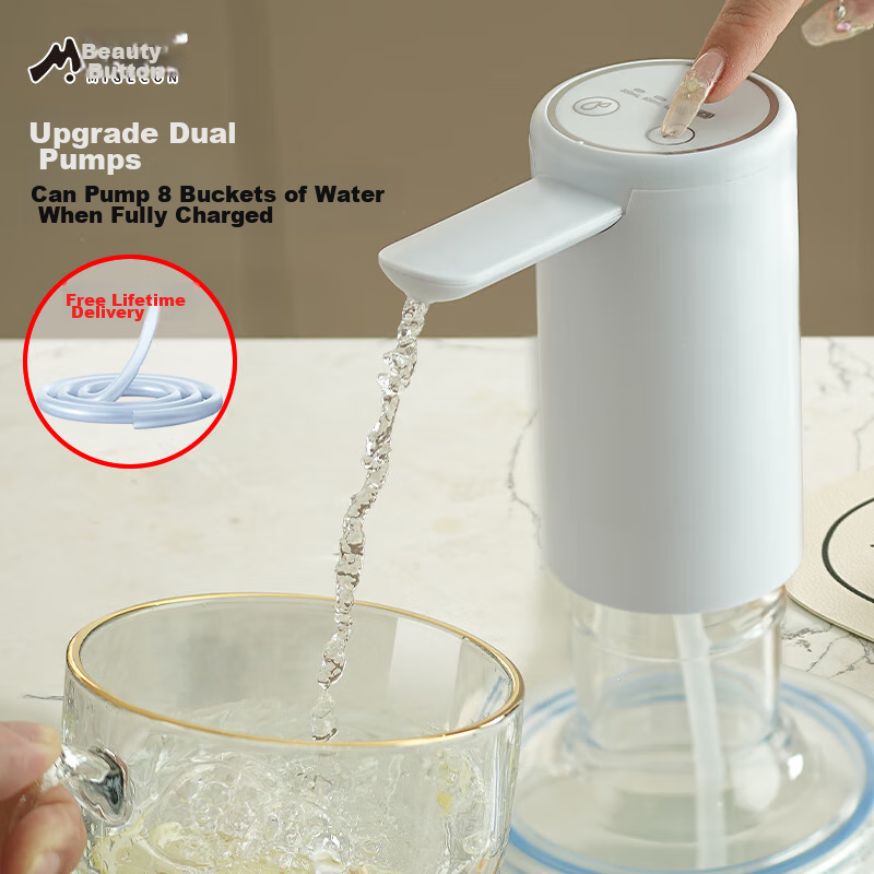 Meizhikou Water Dispenser, Bottled Pure Water Pump, Drinking Water Machine, Water Pump, Water Extractor, Automatic Water Dispenser for Home And Office Use