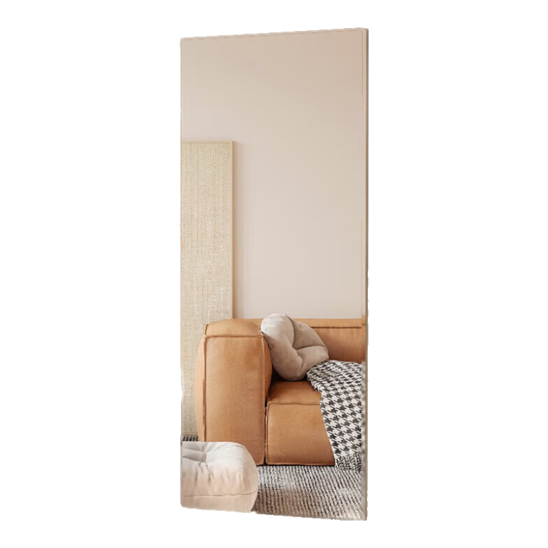Anerya Full-Length Mirror, Frameless, Adhesive Wall-Mounted, for Bedroom And Living Room, Dressing Mirror, Home And Dormitory Use, Shatterproof Mirror, 50*150 Cm