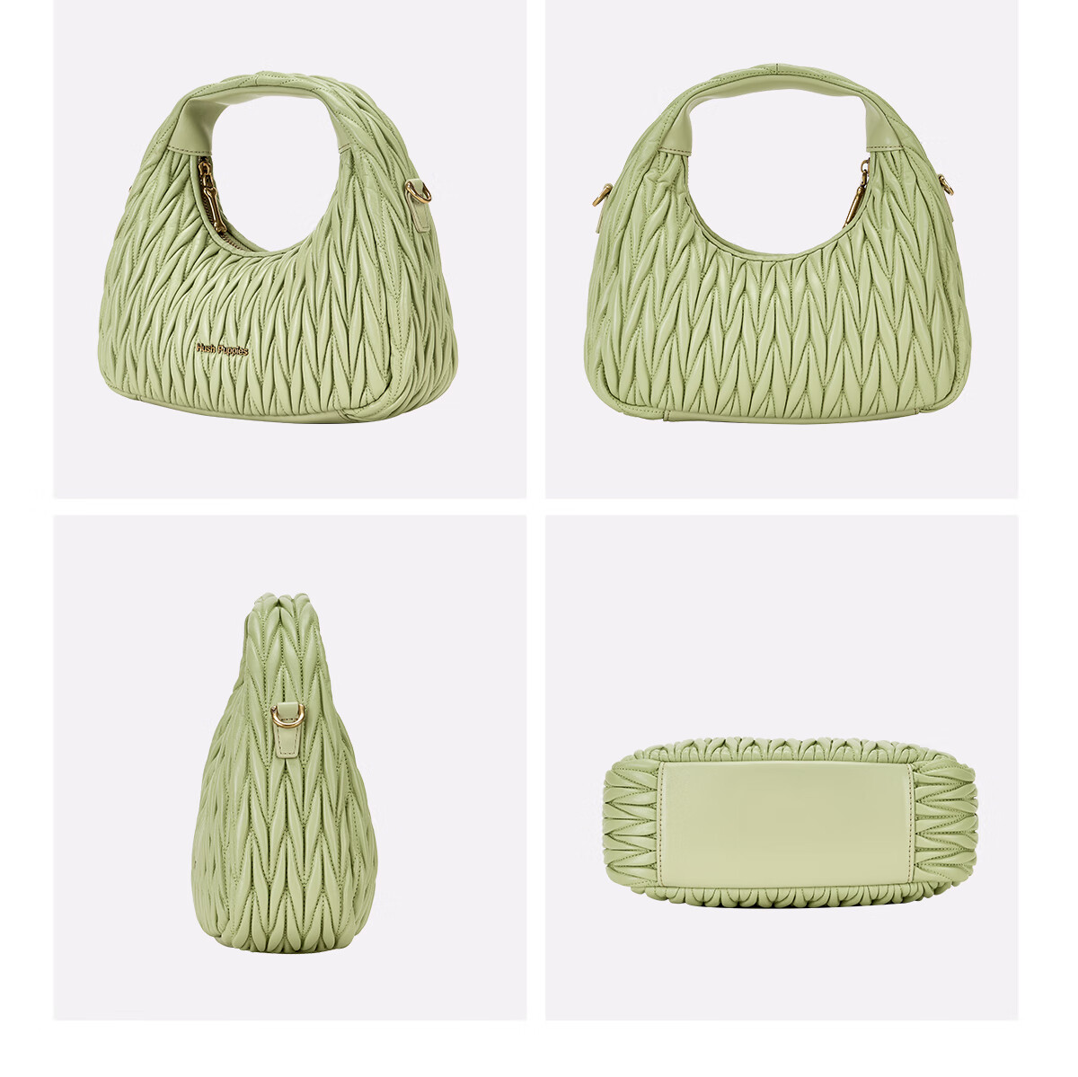 Hush Puppies Women's Candy Color Handbag Modern Fashion Crossbody Crescent Bag Birthday Gift for Girlfriend 19