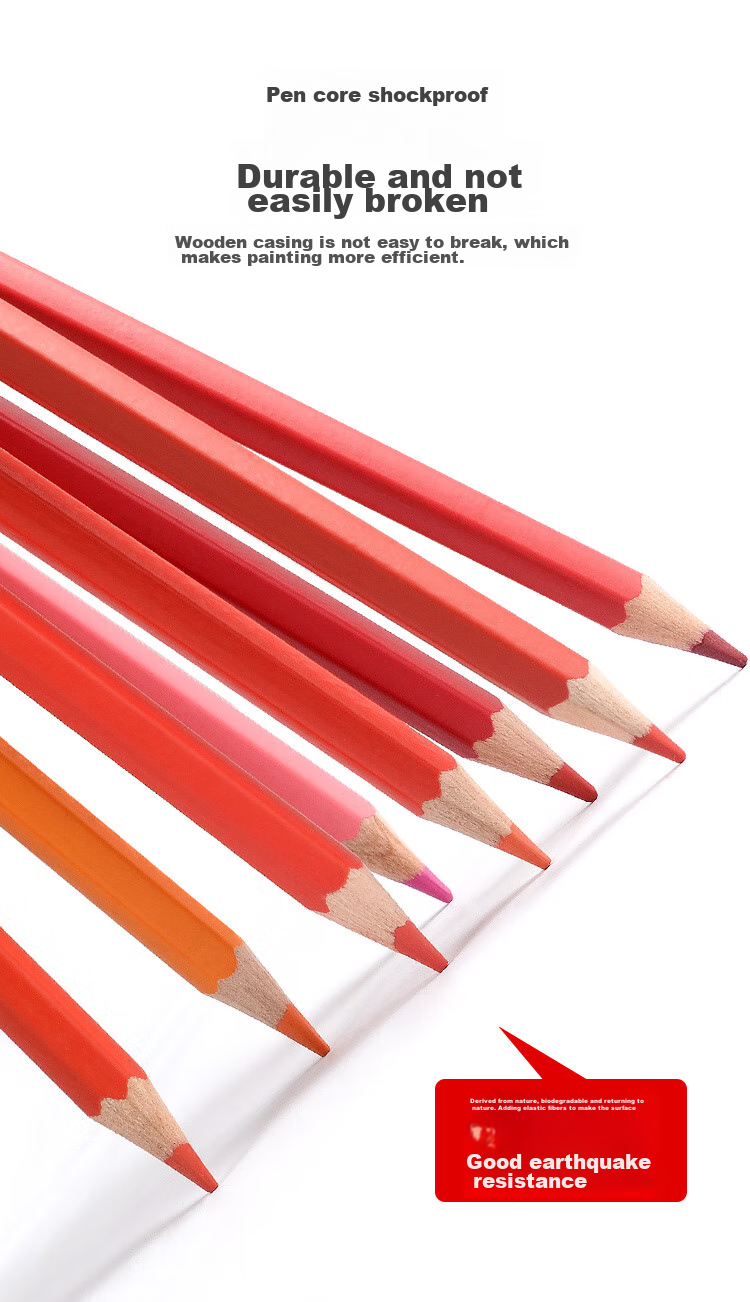 MARCO Oil-Based Erasable Colored Pencils, 36-Pack, for Students, Children, Boys And Girls, Beginner Drawing, Coloring, Art Supplies, Painting Tools, Art Materials, Birthday Gift, Back-To Set 8