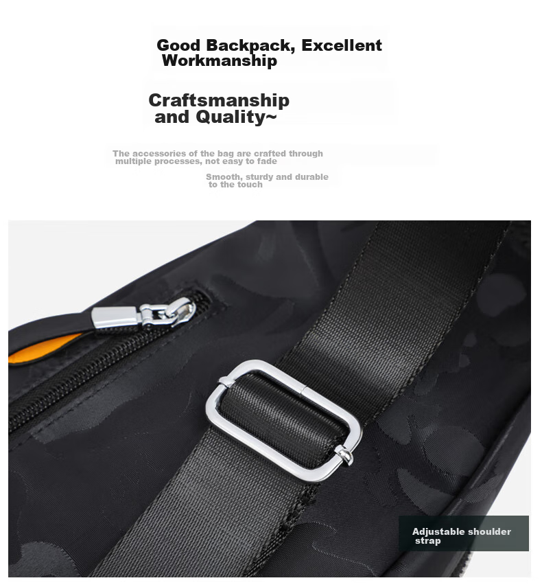 Viney Men's Crossbody Bag, Chest Pack, Sports Phone Bag, Waist Pack, Cycling Small Satchel, Shoulder Bag for Men, Multifunctional Large Capacity 8