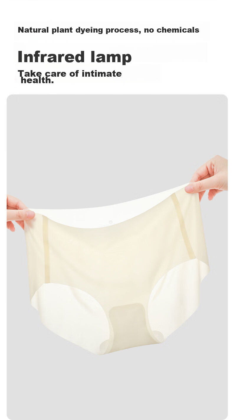 MiiOW Disposable Ice Silk Underwear for Women, No-Wash Sterilized, for Travel, Vacation, Business Trips, Summer Outings, Seamless Breathable, Individually Packed 9