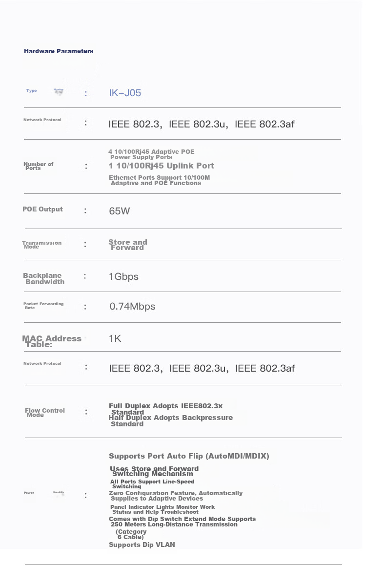 IKuai IK-S3109MT 8-Port PoE Switch, 2.5G + 1 10G Optical Port, Power Supply for Surveillance Cameras, Home And Enterprise Network Splitter, Plug And Play 9