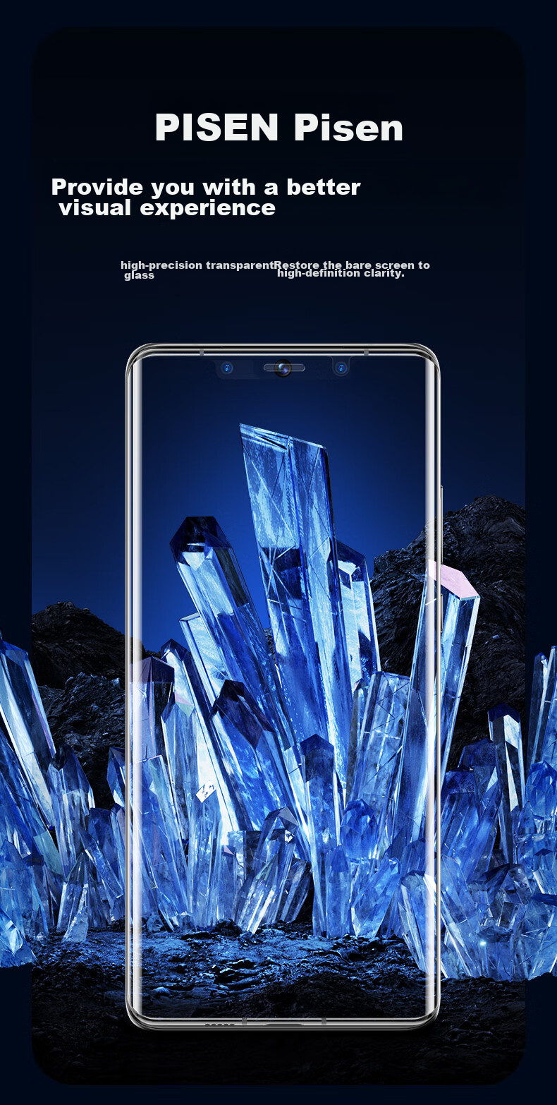 Benks Ultra Crystal Shield Hard Film | AR Anti-Reflective Coating for Huawei Mate X6 3D Curved Tempered Glass Screen Protector Anti-Fingerprint 10