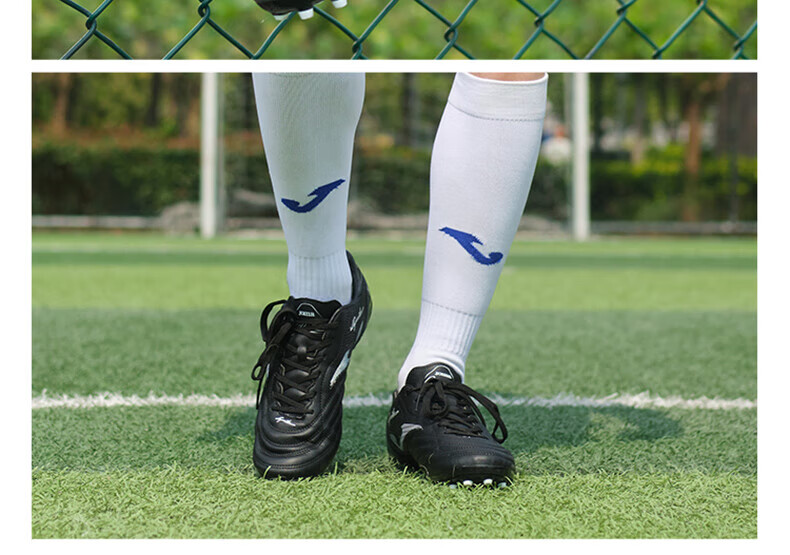 JOMA Adult Soccer Shoes for Men, Youth And Students, MG Short Studs Breathable Competition Football Training Shoes, Black, Size 43.5 10
