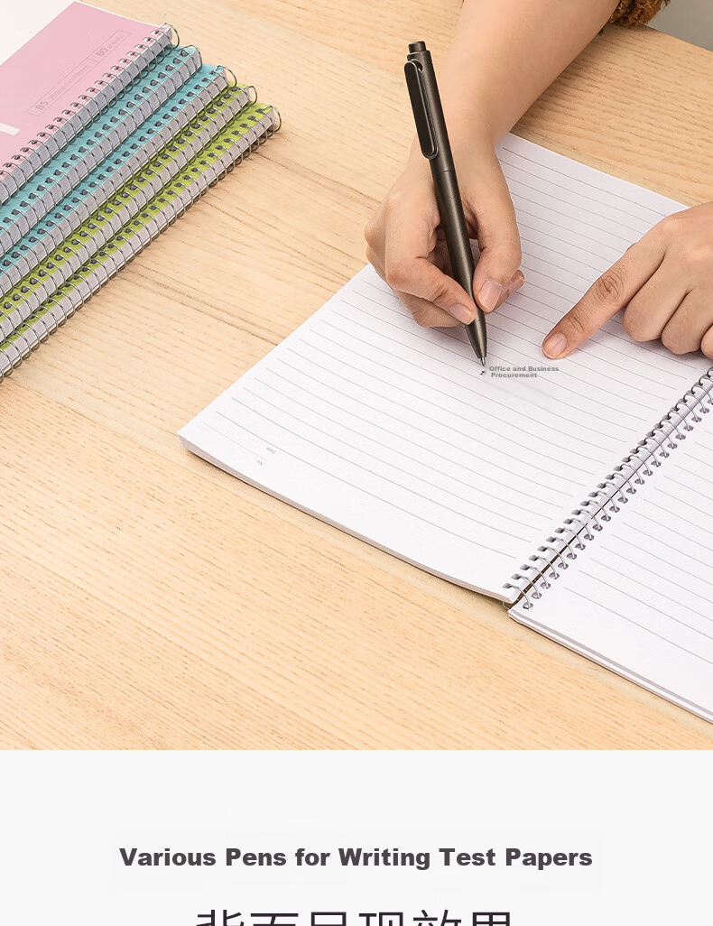 Deli 6 B5/80-Sheet Spiral-Bound Soft Cover Notebooks, Memo Pads, And Journals 7694-6 10