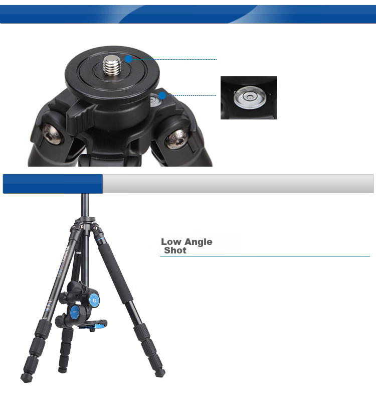 Benro GD3WHK Three-Dimensional Gear Head for Mirrorless And DSLR Cameras, Architectural Starry Sky Low-Angle Panoramic Macro Photography And Videography Tripod 20