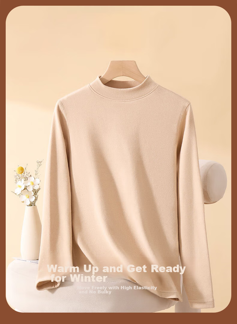 Langsha Wool And Silk Thermal Underwear for Women, New Fall/Winter 2026 Collection, 7A Antibacterial Fleece-Lined Warm Base Layer Top And Bottom Set 8