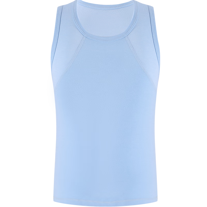 Hzasz Children's Vest, Modal Breathable Thin Sleeveless Sports Undershirt, Boys' Top HU123201, Gray, Size 150