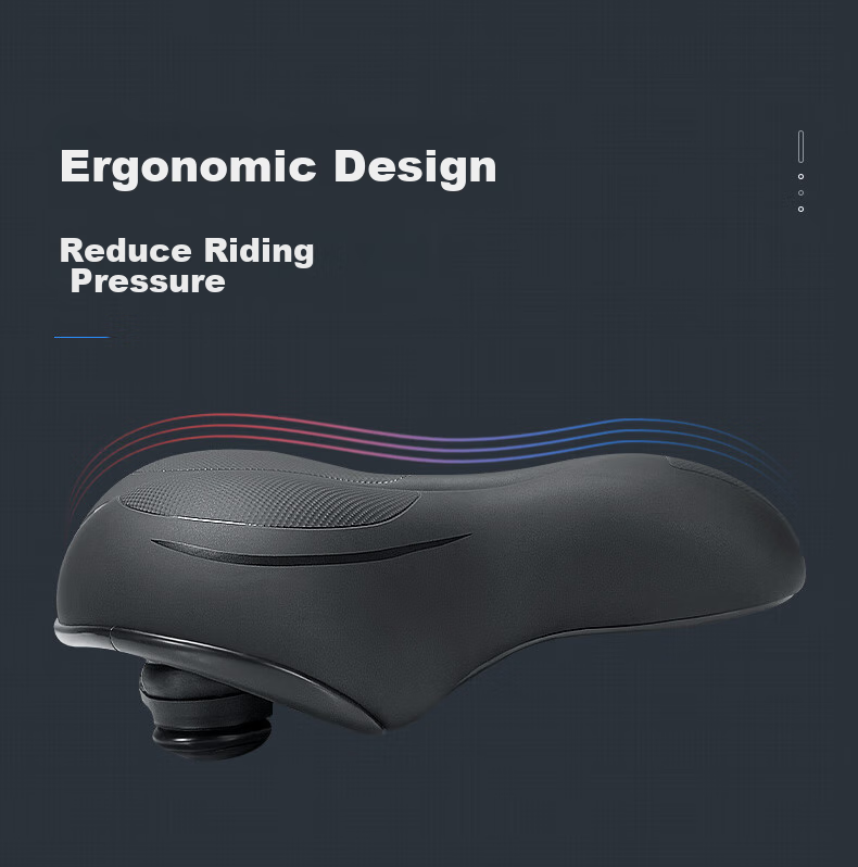 FG FLYING PIGEON Bicycle Seat, Mountain Bike Riding Equipment Accessory, Thickened And Enlarged Saddle, Comfortable Shock-Absorbing, Universal for Bicycles 11