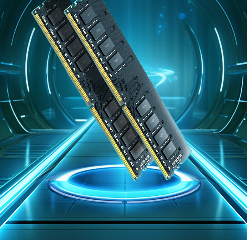 Aigo 16GB (8G×2) Kit, DDR4 3600 Desktop Memory Module, Hynix CJR Chips Heat Spreader, Jingying Black C18 Deepseek Hardware 3