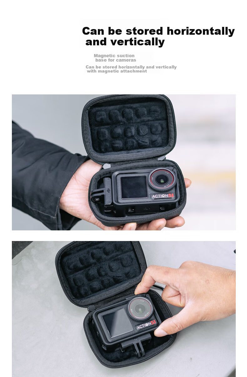 SUREWO Waterproof Storage Case Compatible with DJI Action 5 Pro/6/4 Mini Action Camera, Portable Protective Case for GoPro 13, Shockproof And Pressure-Resistant Storage Accessory 2