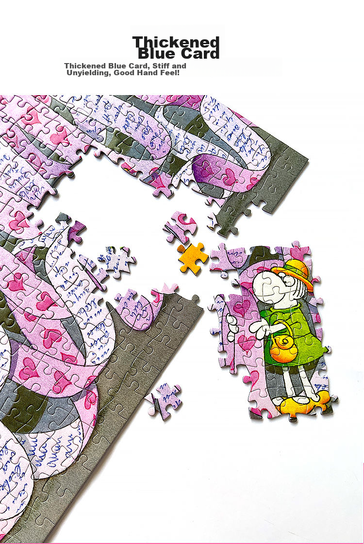 VOX Adult Puzzle, 1000 Pieces, Love Letter Adult Toy, Stress Relief, High Difficulty Healing Puzzle, Birthday Gift 9