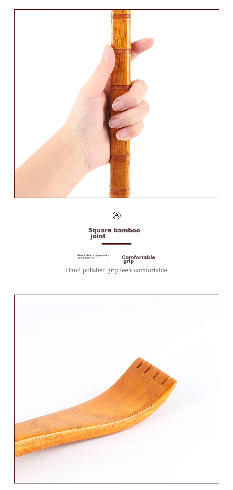 TaTanice Back Scratcher, Self-Back Scratcher, Back Massager, Birthday Gift for Elderly And Seniors, Homa Wood 5