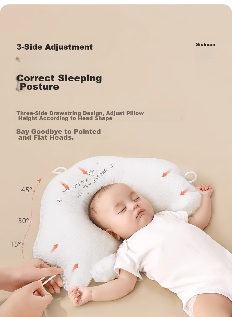 Beitaisi Children's Pillow Cover for Ages 3-8, Zoned Neck Protection, Baby Growth Pillow, All Seasons Kindergarten Pillow H2, Fun Duck Pillow Cover 4