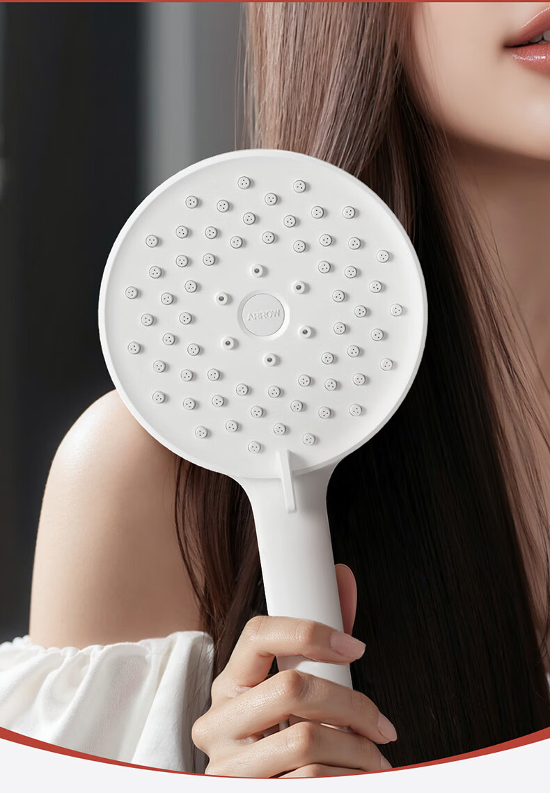 ARROW Shower Head Rainfall Bathroom Cedar Gray High Pressure Large Shower Head AE58144SPG 3