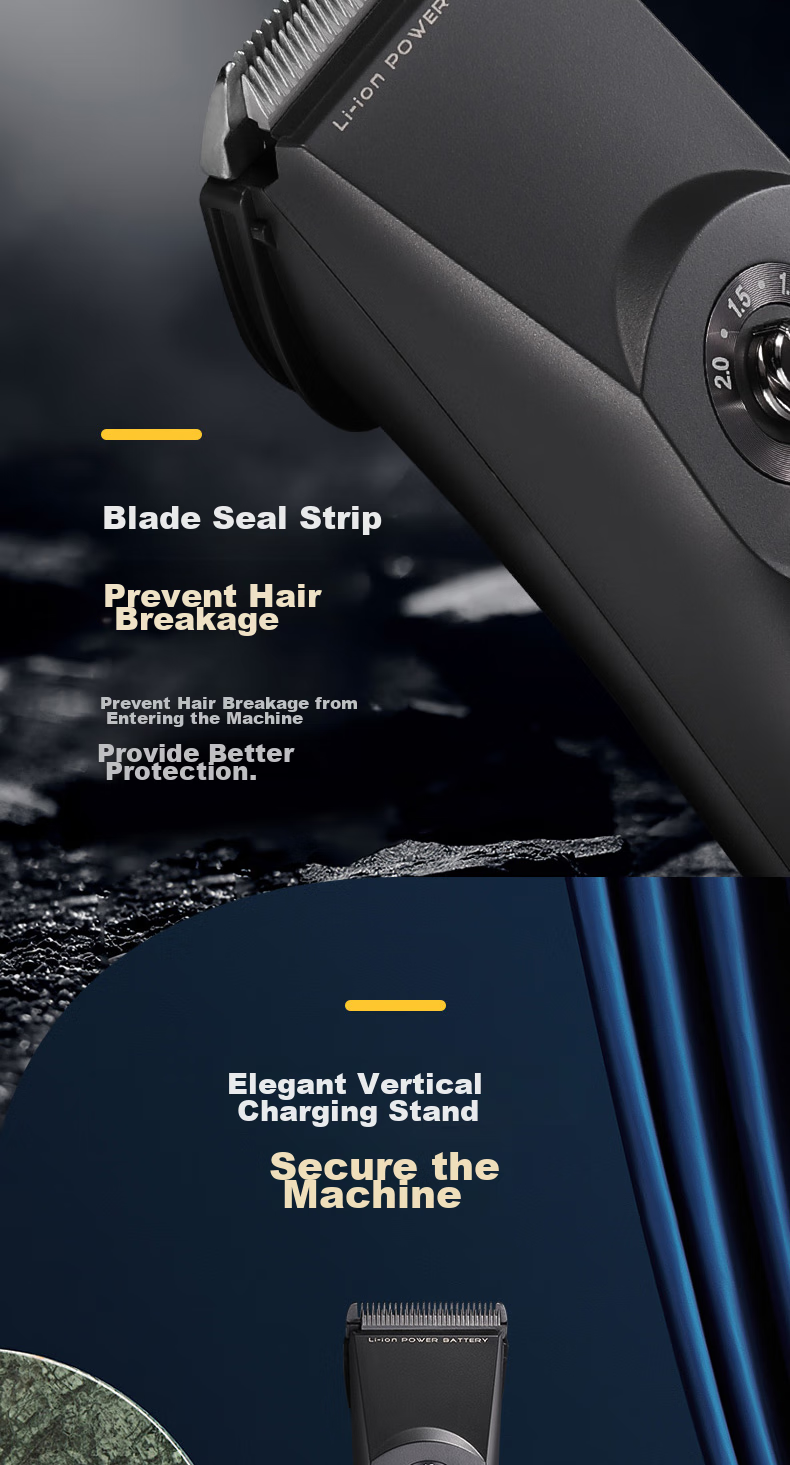 Codos 932 Professional Electric Hair Clipper, Rechargeable Hair Trimmer, Barber's Razor, Salon-Grade, Graduation Gift 8