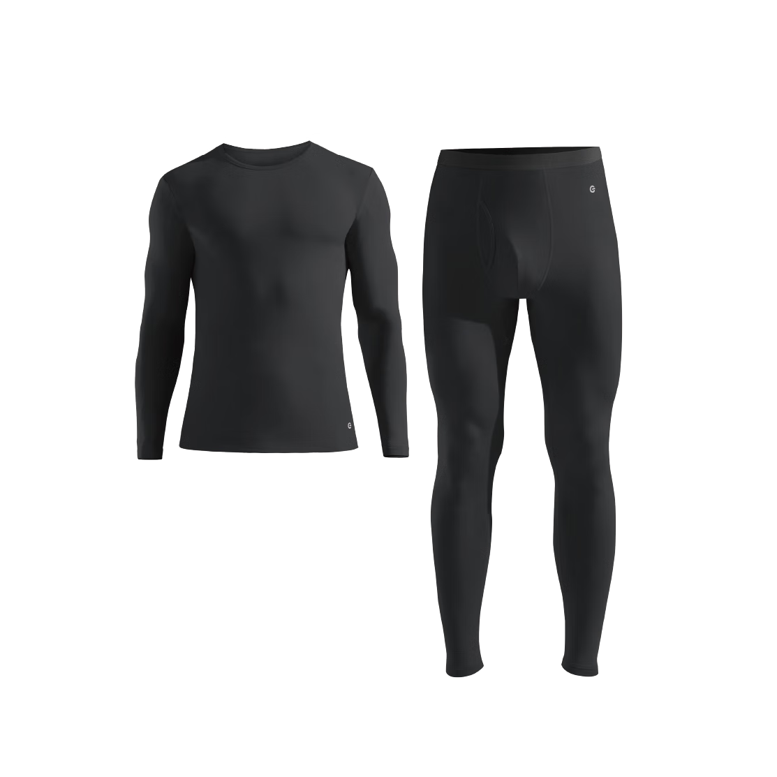 Yuejili Thermal Underwear Set for Men, Warm High-Elasticity Acrylic Undershirt And Long Johns, Antibacterial Comfortable Autumn Wear, Breathable Mid-Autumn Festival Gift
