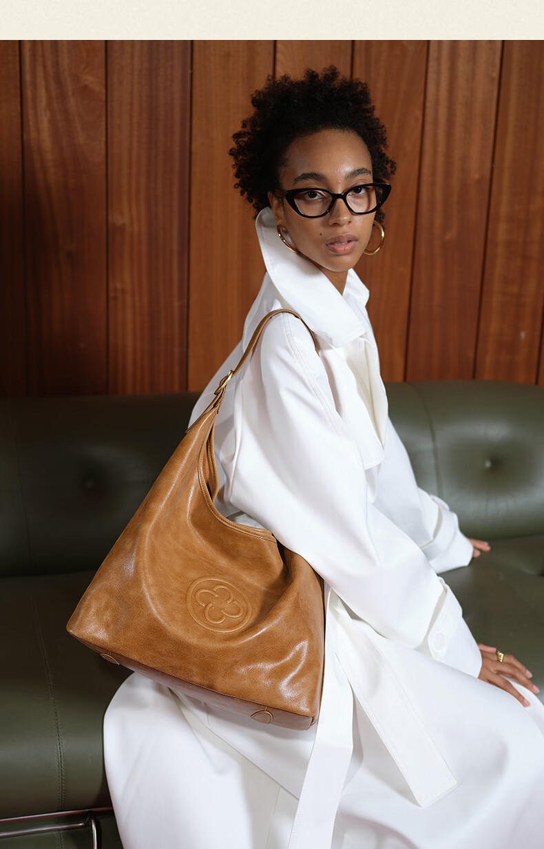 CASSILE [Celebrity Style] Cassile Tote Bag for Women, Vegetable-Tanned Sheepskin Large Capacity Hobo Bag, Birthday Gift 9