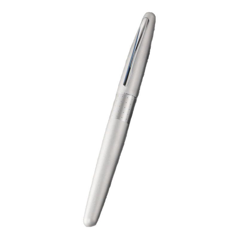PILOT 88G Fountain Pen Student Practice Adult Calligraphy Metal Pen Barrel Business Signature Office Practical Gift Silver Polka Dot FP-MR1-F-SID-K F Nib