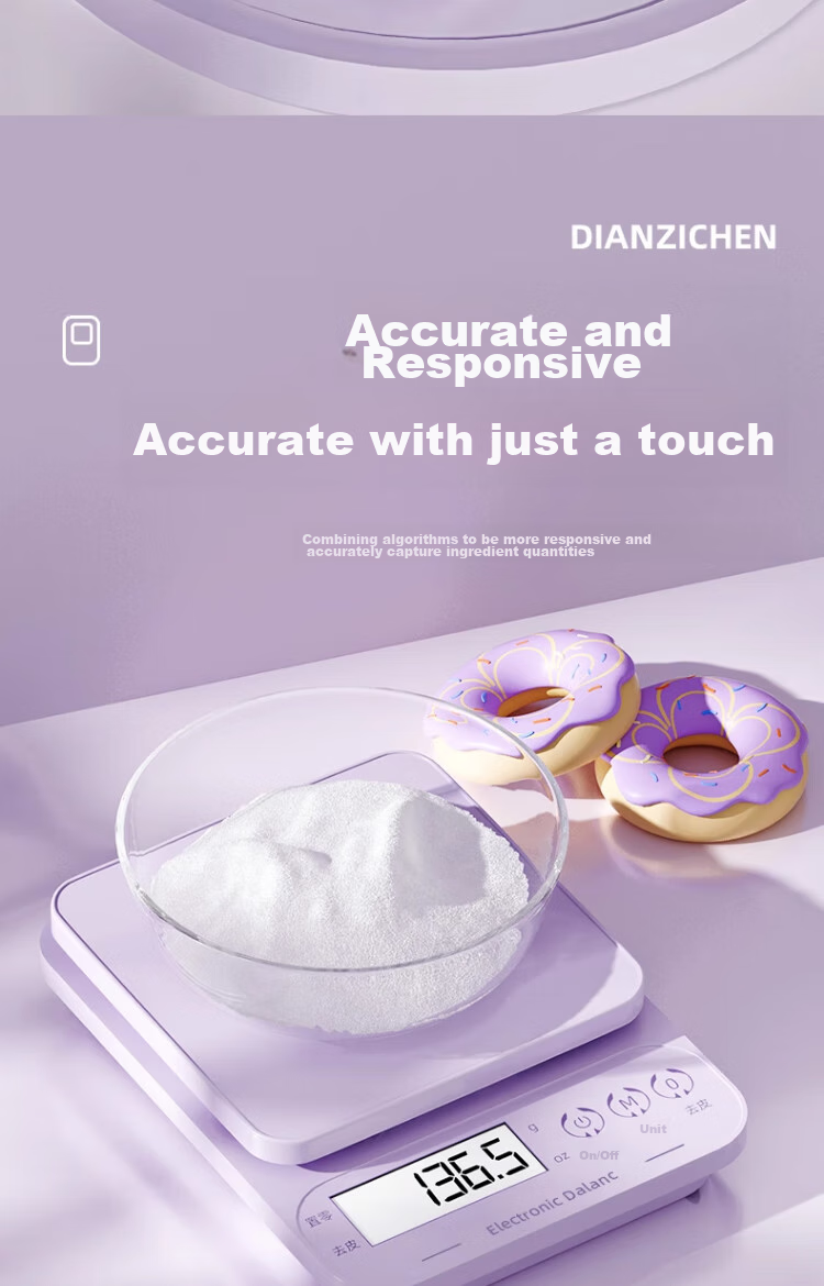Royalstar Electronic Kitchen Scale, Home Food Scale, Compact Gram Scale, High-Precision Baking Scale, 10kg/0.1g Capacity 6