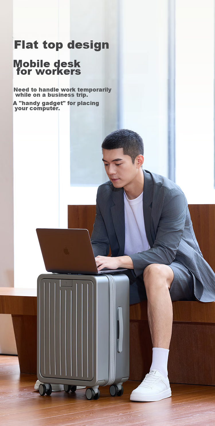 JD Original One-Click Luggage Lite, Suitcase Carry-On Travel Case, Graphite Gray, 20-Inch Mingri Delivery 11