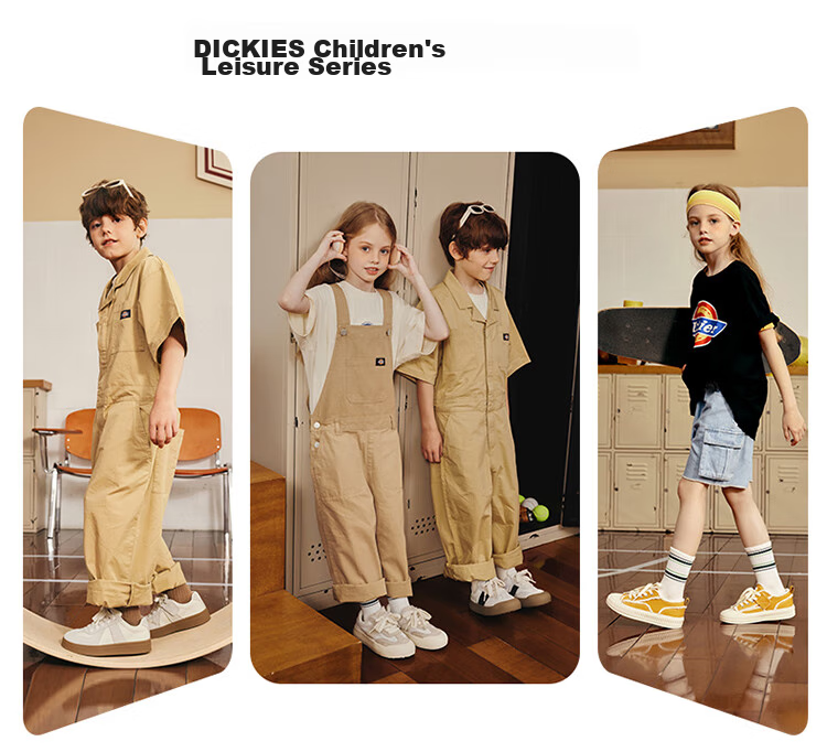 Dickies Children's Shoes, Spring And Summer New Running Shoes, Casual Shoes for Young Boys, Travel Shoes, Durable Shock-Absorbing Hiking Sports Shoes for Boys 4