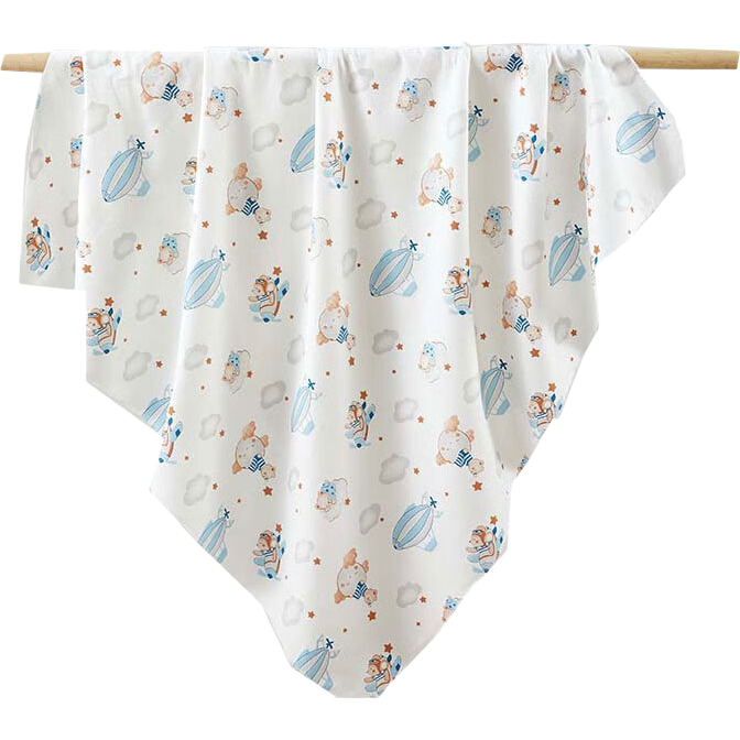AIBEDILA Newborn Baby Swaddle, Maternity Ward Pure Cotton Swaddle Wrap, Spring And Summer Single-Layer Pure Cotton Sleeping Bag, 85cm