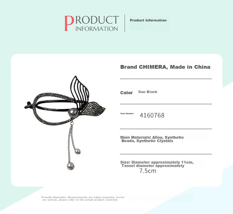CHIMERA [You'll Always Have Me] Fish Tail Hair Clip, High-End Hairpin, Back of Head Twist Clip, Hair Accessory, Birthday Gift for Wome 11