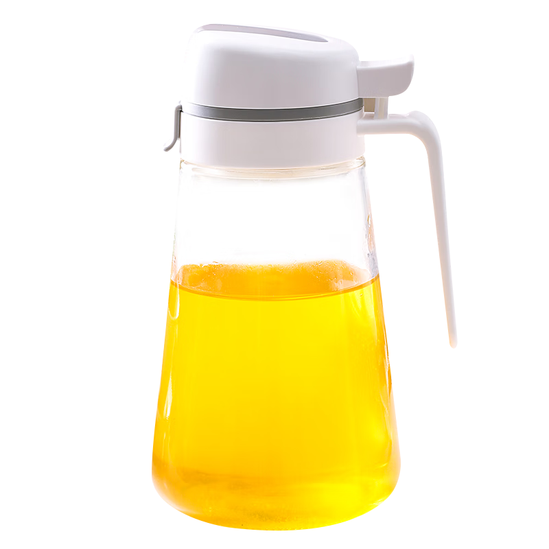 Taili Automatic Opening And Closing Oil Dispenser, Kitchen Glass Oil Bottle, Non-Drip Leak-Proof Seasoning Bottle, Soy Sauce Bottle, 350ML