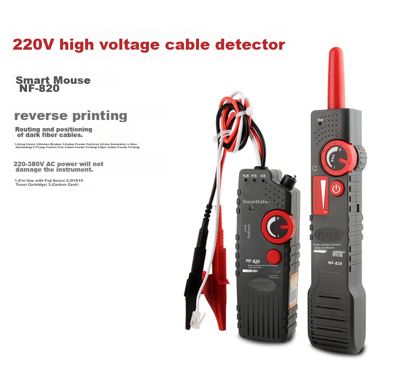 Jingmingshu NF-822 Cable Tracker, High-Sensitivity Anti-Interference Wire Detector for Wall Cables, Can Locate Hidden Power Cables 3