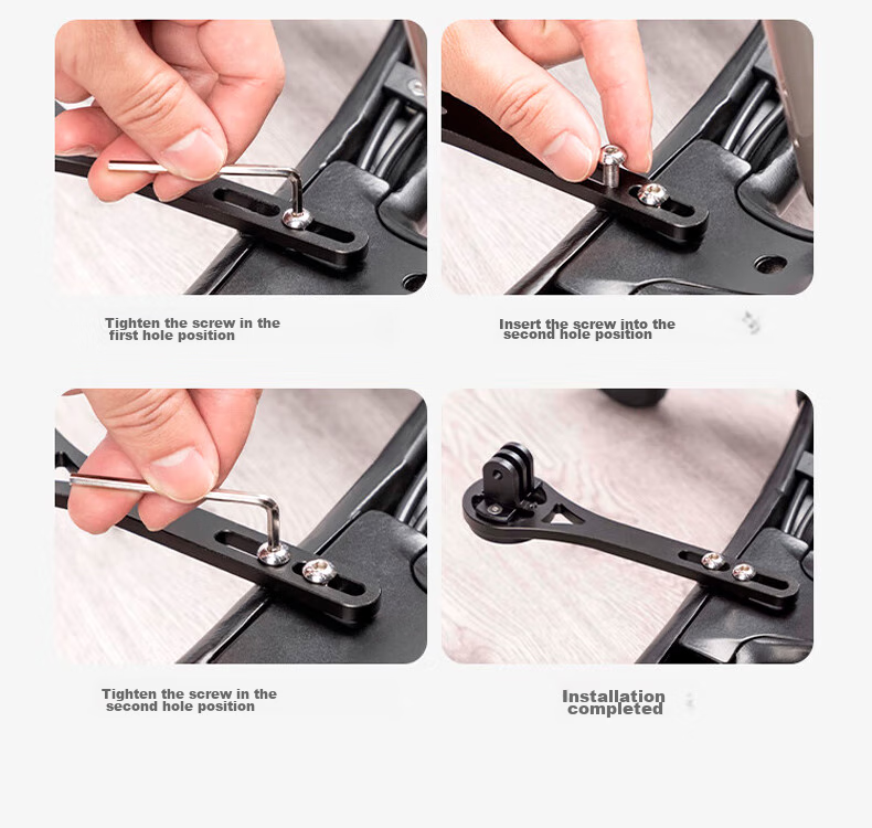 Cavalry Road Bike Handlebar Stem Clamp, Aluminum Alloy Handlebar Light Mount, Action Camera Multi-Functional Expansion Bracket 12