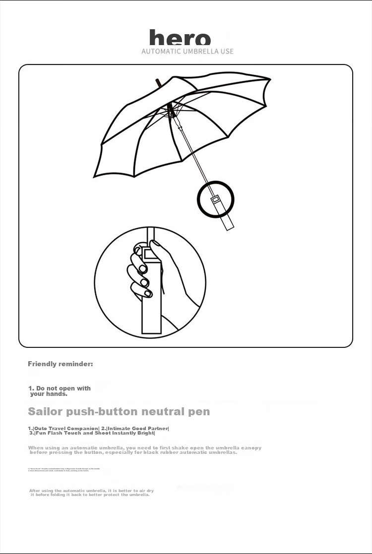 Tianwei Umbrella, 16-Rib Long Handle Umbrella, Extra Large Rain Umbrella, Semi-Automatic Portable One-Piece Seamless Reinforced Sun And Rain Dual-Use Umbrella 14