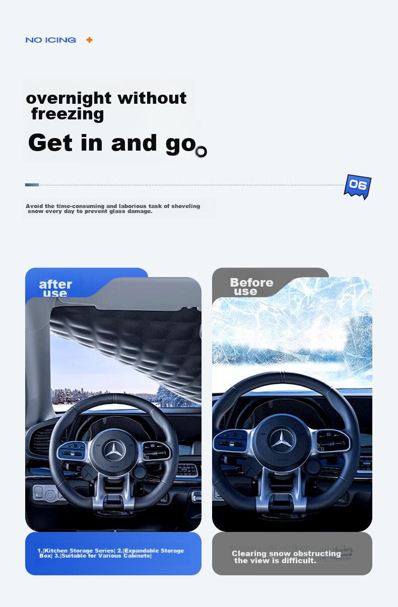 Mengduofu Car Windshield Cover, Snow Cover, Front Windshield Cover, Windshield Protector, Winter Frost And Freeze Protection Cover 14