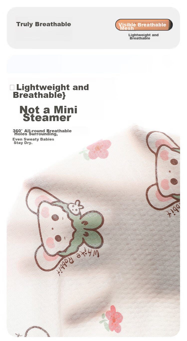 Hodohome Children's Pajamas for Girls, Summer Thin A-Class 40S Pure Cotton Home Wear Short-Sleeve Mesh Breathable Air Conditioning Suit 310 Two 160 4