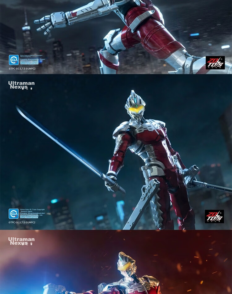 Zhongdongwanju Children's Gift, Ultraman Ace Action Series Armor Model Figurine Toy, Boys' Birthday Gift, 14+ Years Old 17