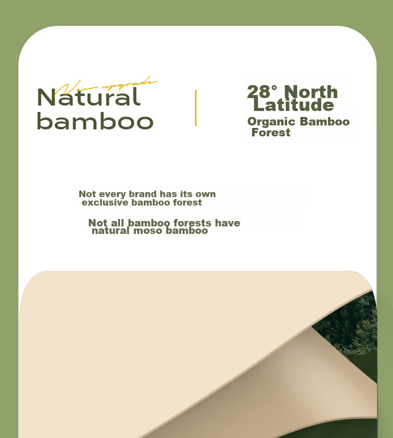 Wuro Natural Color Facial Tissues, Bamboo Pulp Paper, 4-Ply, 115 Sheets*20 Packs, XL Size, Large-Size Tissues, Toilet Paper, Napkins, Whole Box 11