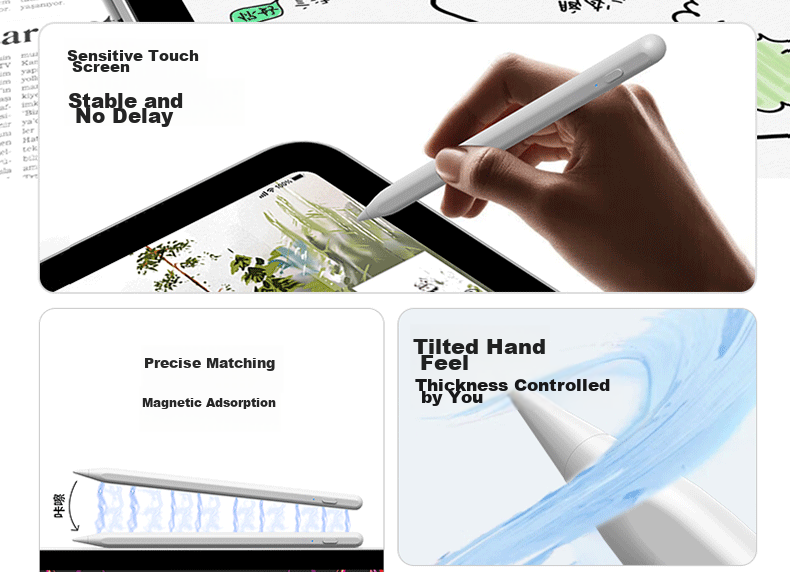 Smorss Capacitive Stylus Compatible with Xiaomi Tablets 8/8Pro/7SPro/Ultra/6/5/Max, Second Generation Inspiration Touch Pen, Xiaomi Writing Stylus, Screen Pen, Drawing And Writing Pe 2