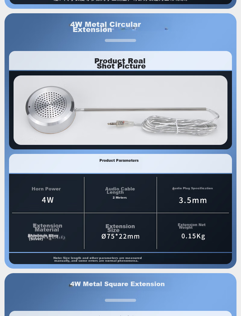 Deshun Window Two-Way Intercom DS-1908 Metal Round Speaker for Bank, Hospital Counter, Station, Post Office Windows, Specialized Intercom Microphone Amplifier 15