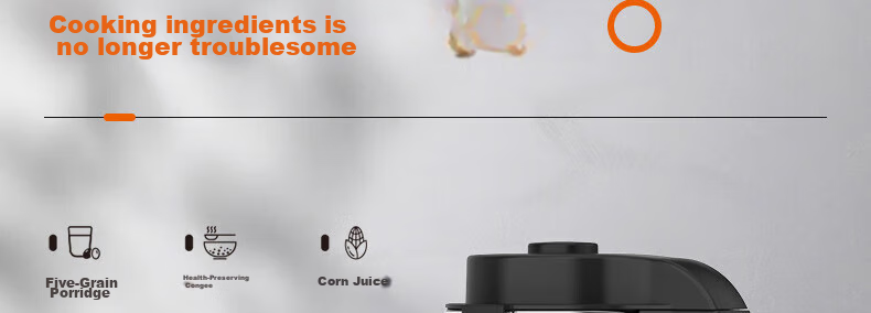 Joyoung High-Speed Blender, Multi-Functional Home Use, 1.2L Small Capacity, Dual-Blade Soy Milk Maker, Fruit And Vegetable Juice Processor 10