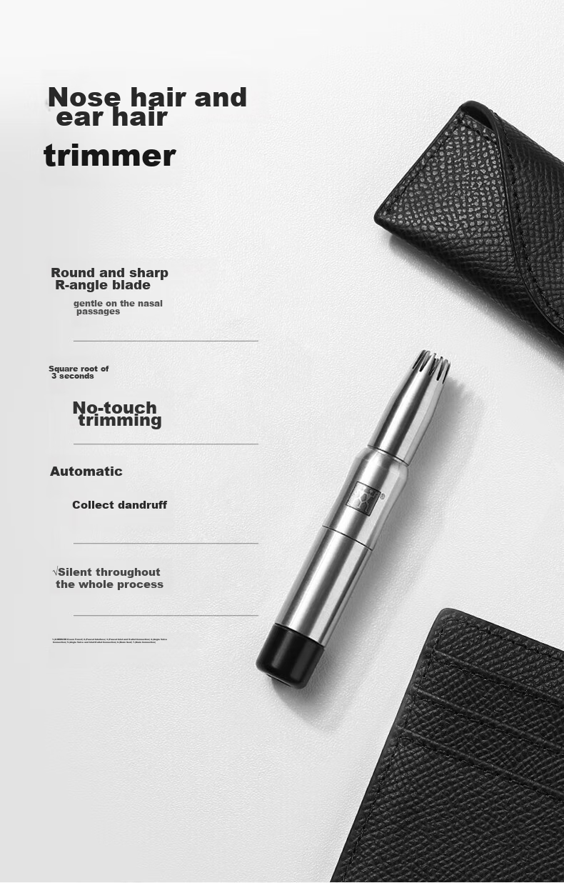 ZWILLING Nose Hair Trimmer And Nail Clipper Three-Piece Set for Men, Including Nail Clippers And Tweezers, Mid-Autumn Festival Gift Package 5
