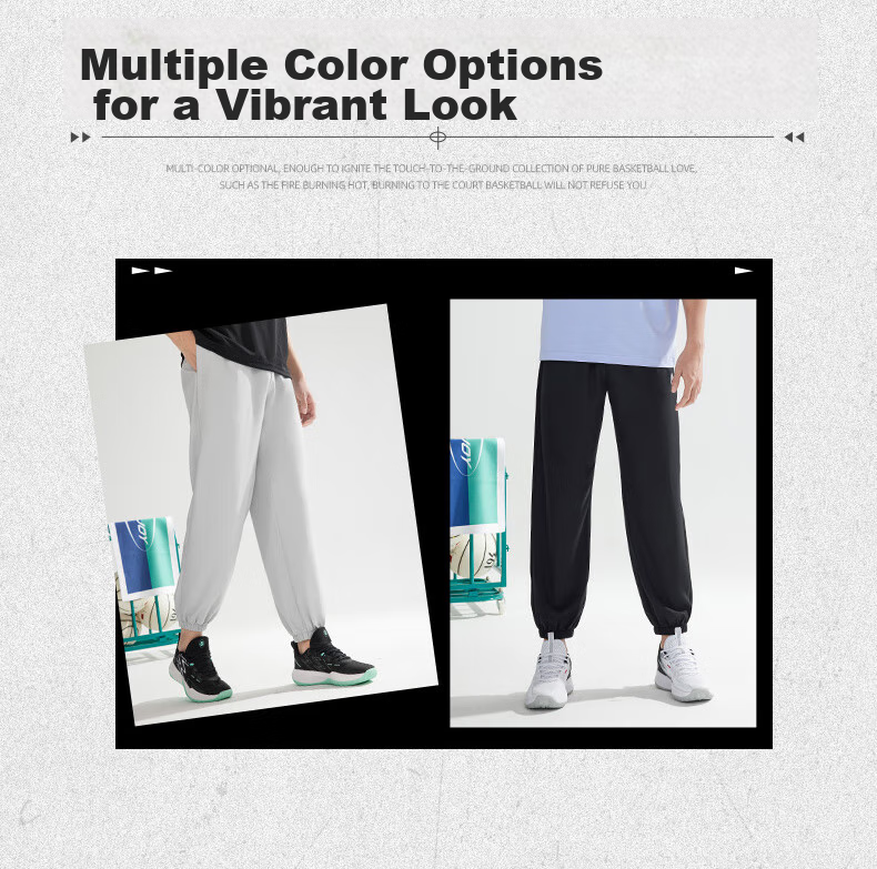 361° Men's AG Quick-Dry Jogger Pants Spring Summer Casual Running Lightweight Trousers 652611703-3 16
