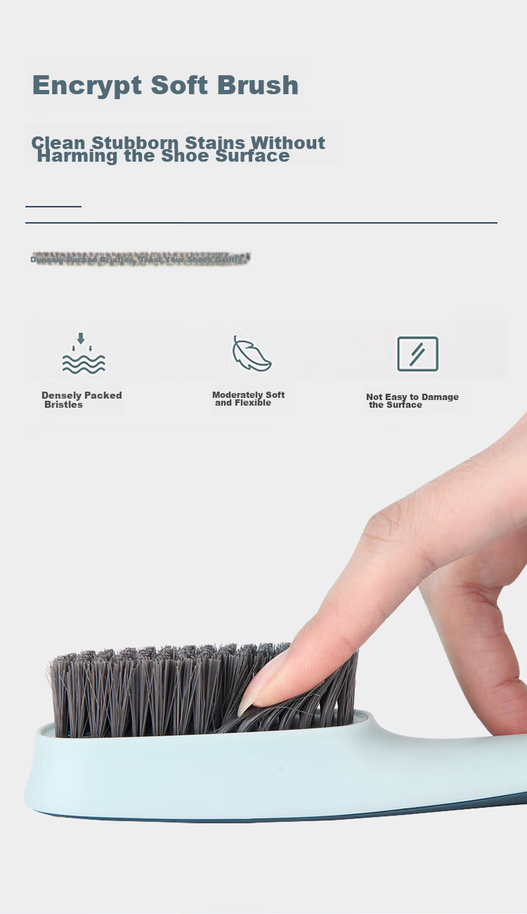 EAST Cloud-Shaped Soft Bristle Cleaning Brush, Long Handle Brush for Bathtub And Toilet, Gentle on Enamel Surface, Soft Bristle Brush Tool 4